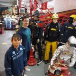 Essex Fire Museum Mannequin Wearing 1970s Yellow Cork Helmet Nomex Fire Tunic Yellow Waterproof Overtrousers Breathing Apparatus mannequin-man performming as a Museum Dummy: Mannequin man is a regular at The Essex Fire Museum providing fun and amusement to the visiting children and parents for Essex Fire Museum on 30/07/2023