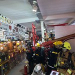 Essex Fire Museum Mannequin Wearing 1970s Yellow Cork Helmet Nomex Fire Tunic Yellow Waterproof Overtrousers Breathing Apparatus mannequin-man performming as a Museum Dummy: Mannequin man is a regular at The Essex Fire Museum providing fun and amusement to the visiting children and parents for Essex Fire Museum on 30/07/2023
