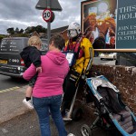 Human Living Mannequin Collects Donations For The Sidmouth Charity Lifeboat As Sid The Mannequin During August Bank Holiday Weekend mannequin-man performming as a Living Mannequin: Became Sid again for the Sidmouth lifeboat collecting donations over two days of the bank holiday weekend for Sidmouth Lifeboat on 26/08/2023
